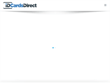 Tablet Screenshot of idcardsdirect.com